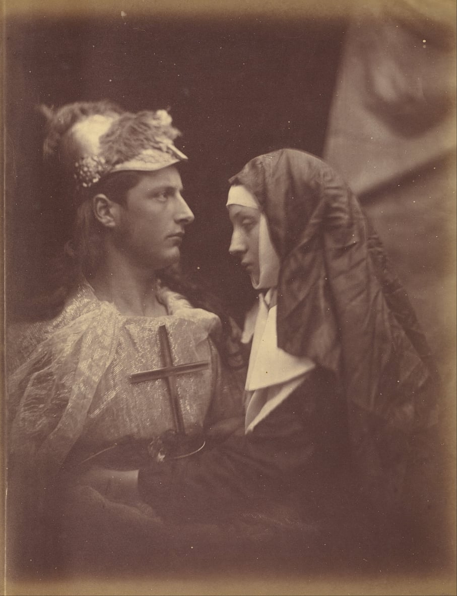 Sir Galahad und die blasse Nonne von Julia Margaret Cameron